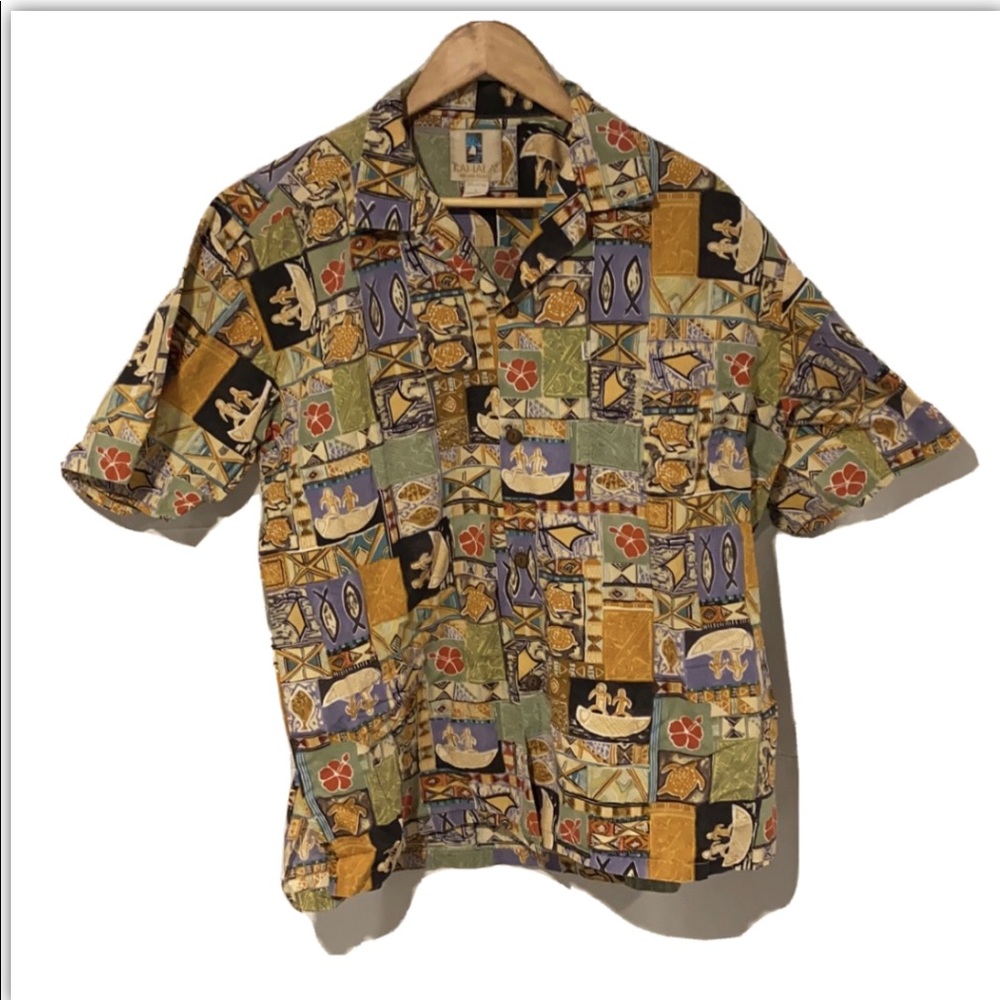 KAHALA Hawaiian Islands Tropical Abstract T Shirt
